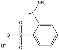 2-Hydrazinobenzenesulfonic acid lithium salt Struktur