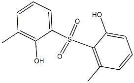 2,2'-Dihydroxy-3,6'-dimethyl[sulfonylbisbenzene] Struktur