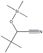 2-[(Trimethylsilyl)oxy]-3,3-dimethylbutanenitrile Struktur