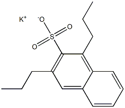 1,3-Dipropyl-2-naphthalenesulfonic acid potassium salt Struktur