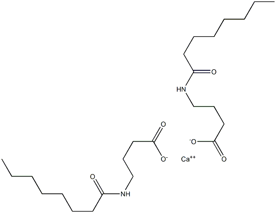 Bis(4-octanoylaminobutyric acid)calcium salt Struktur