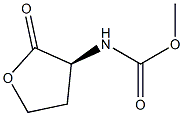 [[(3S)-2-Oxotetrahydrofuran]-3-yl]carbamic acid methyl ester Struktur