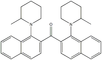 2-Methylpiperidino(2-naphtyl) ketone Struktur