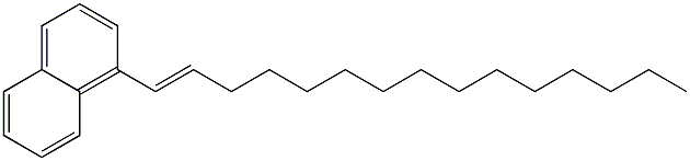 1-(1-Pentadecenyl)naphthalene Struktur