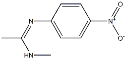 N1-Methyl-N2-(p-nitrophenyl)acetamidine Struktur