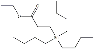 3-(Tributylstannyl)propionic acid ethyl ester Struktur