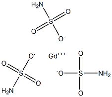 Tris(amidosulfuric acid)gadolinium salt Struktur