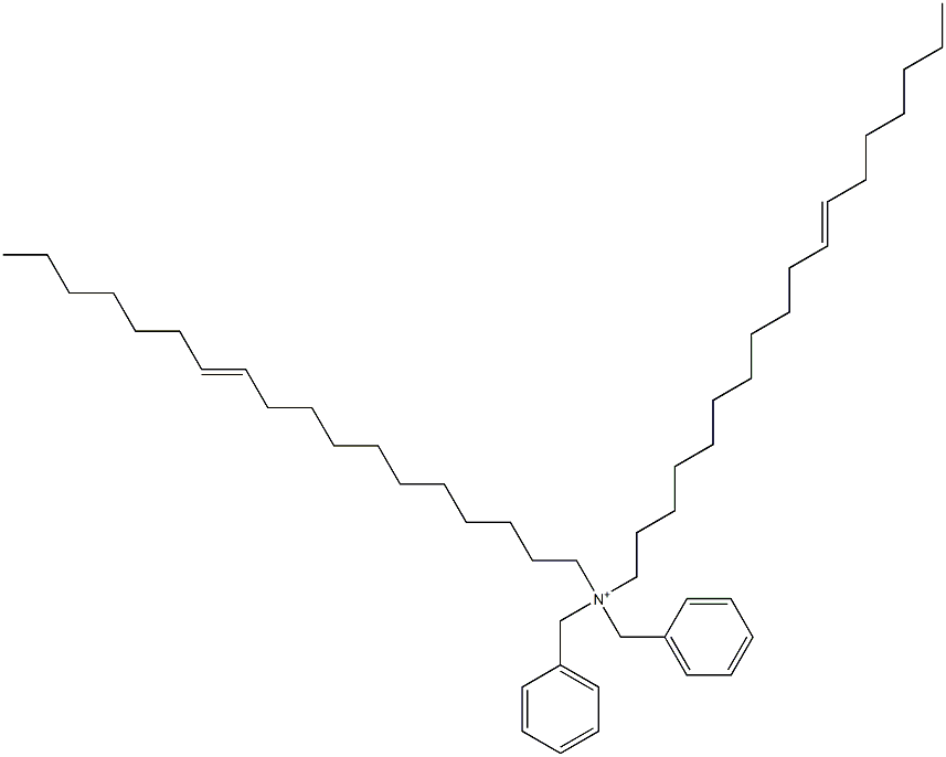 Di(11-octadecenyl)dibenzylaminium Struktur