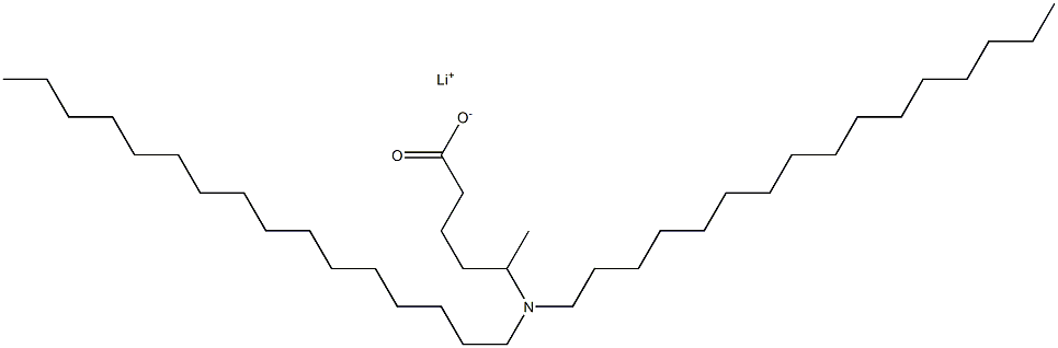 5-(Dihexadecylamino)hexanoic acid lithium salt Struktur