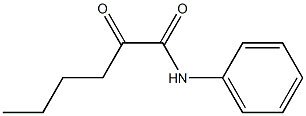 N-Phenyl-2-oxohexanamide Struktur