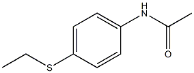 4'-(Ethylthio)acetoanilide Struktur