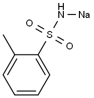 N-Sodio-2-methylbenzenesulfonamide Struktur