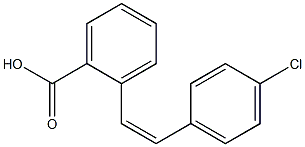 (Z)-4'-Chlorostilbene-2-carboxylic acid Struktur