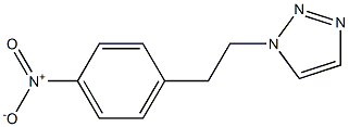 4-[2-(1H-1,2,3-Triazol-1-yl)ethyl]-1-nitrobenzene Struktur