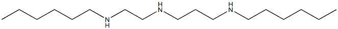 N-[2-(Hexylamino)ethyl]-N'-hexyl-1,3-propanediamine Struktur