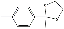 2-(4-Methylphenyl)-2-methyl-1,3-dithiolane Struktur