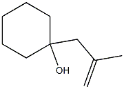 1-(2-Methyl-2-propenyl)cyclohexanol Struktur