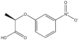 [R,(+)]-2-(m-Nitrophenoxy)propionic acid Struktur