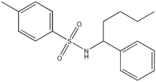 N-(1-Phenylpentyl)-p-toluenesulfonamide Struktur