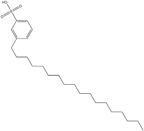 3-Octadecylbenzenesulfonic acid Struktur