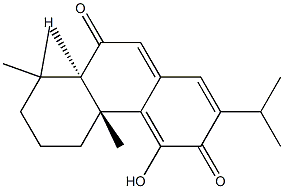 (4bR,8aR)-4b,5,6,7,8,8a-Hexahydro-4-hydroxy-2-isopropyl-4b,8,8-trimethylphenanthrene-3,9-dione Struktur