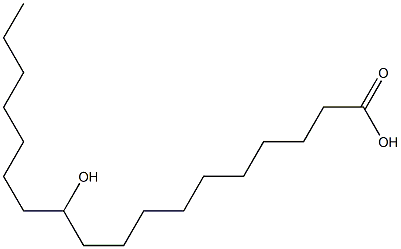 11-Hydroxystearic acid Struktur