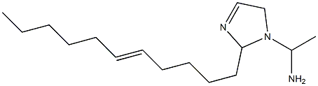 1-(1-Aminoethyl)-2-(5-undecenyl)-3-imidazoline Struktur