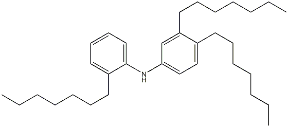 2,3',4'-Triheptyl[iminobisbenzene] Struktur