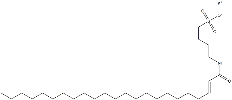 4-[(1-Oxo-2-tricosen-1-yl)amino]-1-butanesulfonic acid potassium salt Struktur