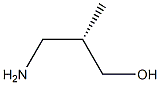 [S,(-)]-3-Amino-2-methyl-1-propanol Struktur