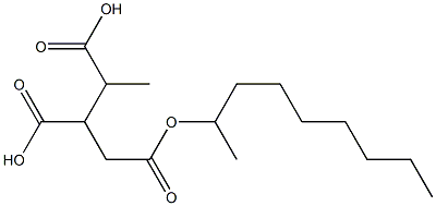 Butane-1,2,3-tricarboxylic acid 2-nonyl ester Struktur