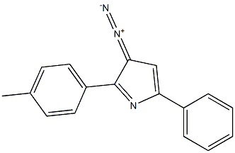 3-Diazo-2-(4-methylphenyl)-5-phenyl-3H-pyrrole Struktur