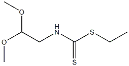 N-(2,2-Dimethoxyethyl)dithiocarbamic acid ethyl ester Struktur