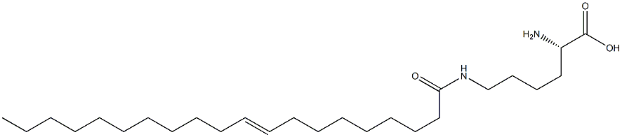 N6-(9-Icosenoyl)lysine Struktur