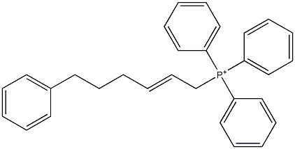 Triphenyl(6-phenyl-2-hexenyl)phosphonium Struktur