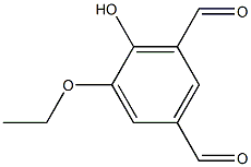 5-Ethoxy-6-hydroxybenzene-1,3-dicarbaldehyde Struktur