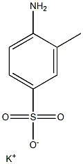 4-Amino-3-methylbenzenesulfonic acid potassium salt Struktur