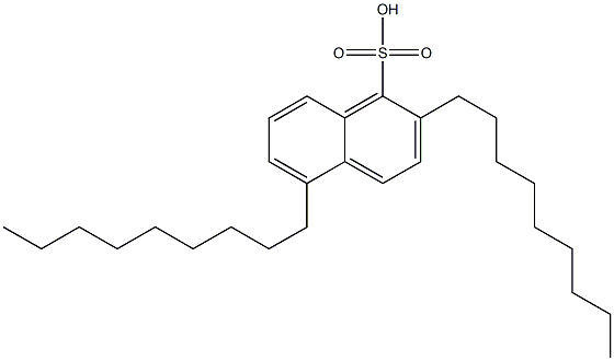 2,5-Dinonyl-1-naphthalenesulfonic acid Struktur