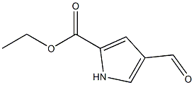 4-Formyl-1H-pyrrole-2-carboxylic acid ethyl ester Struktur