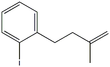 1-(3-Methyl-3-butenyl)-2-iodobenzene Struktur