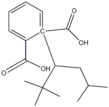 (+)-Phthalic acid hydrogen 1-[(R)-1-tert-butyl-3-methylbutyl] ester Struktur