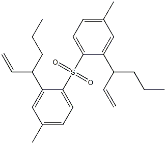 (+)-1-Ethenylbutyl(4-methylphenyl) sulfone Struktur