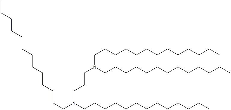 N,N,N',N'-Tetratridecyl-1,3-propanediamine Struktur