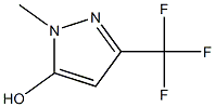 1-Methyl-3-(trifluoromethyl)-1H-pyrazole-5-ol Struktur