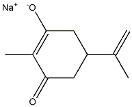 Sodium 6-oxo-p-mentha-1,8-diene-2-olate Struktur