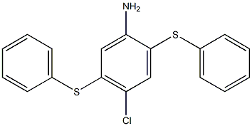 4-Chloro-2,5-bis(phenylthio)aniline Struktur