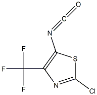 2-Chloro-4-(trifluoromethyl)thiazol-5-yl isocyanate Struktur