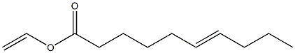 6-Decenoic acid ethenyl ester Struktur