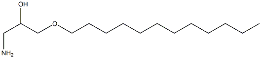 1-Amino-3-dodecyloxy-2-propanol Struktur