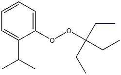 2-Isopropylphenyl 1,1-diethylpropyl peroxide Struktur